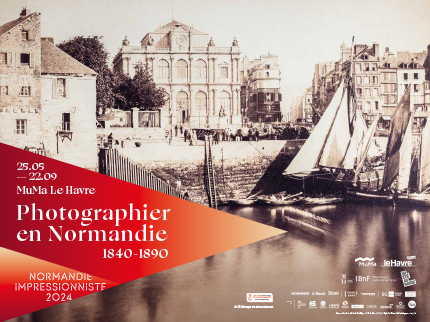 Visuel exposition Photographier en Normandie