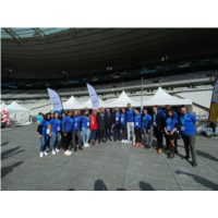 2023.04 - Journée Évasion au Stade de France avec des collaborateurs et Alexis Hanquinquant