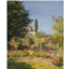 Claude MONET (1840-1926), Jardin en fleurs - à Sainte-Adresse, vers 1866, huile sur toile, 64 x 53 cm. Montpellier - Musée Fabre. Dépôt du Musée d'Ors